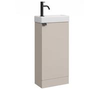 Badplaats Meuble Lave-Mains Orion 40 x 22 cm - Beige - Meuble WC avec Vasque