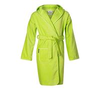 Badrock - Peignoir de Bain pour Enfants avec nom brodé - Blanc - 100% Coton Velours