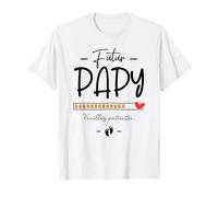 BadyA's Annonce Grossesse 1er Bébé Prochainement - Futur Papy Drôle T-Shirt Blanc Unisex S Homme Humoristique
