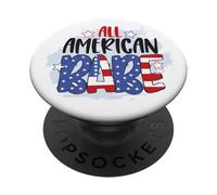 Bae 4 Juillet, Toutes Les mères et Femmes patriotes américaines s'amusent PopSockets PopGrip Adhésif