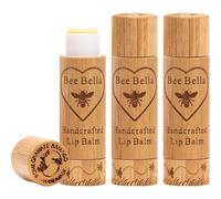 BAE BEELLA LIP BALM POMGRANATE MANGO 3 PACK - HYDRANT HYMURY LIP CARE 100% NATURAL ORIGINAL ORGANIC BEEST AVEC avec vitamine E fait a la main aux