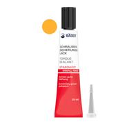 baeder Bäder Vernis de sécurité pour vis Standard 20 ml tube orange Quantité:12