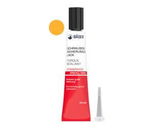 baeder Bäder Vernis de sécurité pour vis Standard 20 ml tube orange Quantité:12