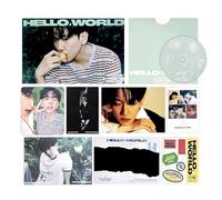 BAEKHYUN - BAEKHYUN - 4th Mini Album [Hello, World] (Photobook Ver. - Hello Ver.) Photobook + CD-R + Postcard + Hidden Message Card + Photocard + Sticker + Profile Card + Folded Poster + 2 Extra Photocards