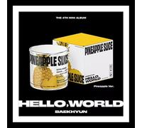 BAEKHYUN - EXO BAEKHYUN HELLO, WORLD 4th Mini Album (PINEAPPLE Ver. + Gift Card) K-POP SEALED