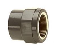 Bänninger Pvc-u Übergangs-Gewindemuffe 1R10115012 63 mm x 801 ", DN 50, avec F.T cylindrique
