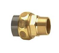 Bänninger PVC-U / v2a raccord de tuyau 1V50097712 40mmxR 2000 2000 / 4 ", DN 32, avec filetage mâle conique