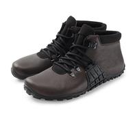 BÄR Bottines de randonnée Mountain Barefoot - Unisexe - Avec 100 % d'espace pour les orteils - Respirantes, marron, 43 EU Large