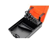 BAER HSSE-VAP Jeu de fraises coniques 90° 6,3-20,5 mm pour acier inoxydable - Fraises à tête fraisée