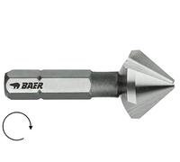 BAER HSSG Fraise conique 90° 20,5 mm (pour M 10) - Pour visseuse sans fil, foret fraisé, ébavureur, fraise