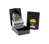 BAER Jeu de tarauds M3 - M12 HSSG - Kit de 15 tarauds - Jeu professionnel en métal