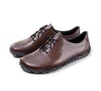 BÄR Julian Chaussures de loisirs à lacets pour homme avec 100 % d'espace pour les orteils et respirantes, marron, 41 EU