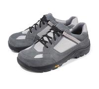 BÄR TransEuropa 2.0 Chaussures de randonnée unisexes à lacets avec 100 % d'espace pour les orteils et respirantes, gris, 45 EU Large