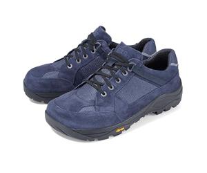 BÄR TransEuropa 2.0 Chaussures de randonnée unisexes à lacets avec 100 % d'espace pour les orteils et respirantes, bleu, 38 EU