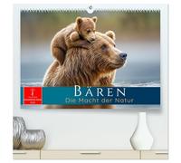 Bären - Die Macht der Natur (hochwertiger Premium Wandkalender 2026 DIN A2 quer), Kunstdruck in Hochglanz: Meister Petz - Augenblicke aus dem wilden Leben.