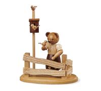 Bärensammelfigur Bärenfrau Am Palissade Nature Petit H=14 CM Neuf Ours