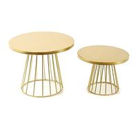 Baeroprki 2 PièCes Supports à Gâteaux en MéTal, 8/10 Pouces Style Pilier PréSentoir à Cupcakes Plateau à Dessert Assiettes à pour Ustensiles de Cuisson, Mariage, FêTe