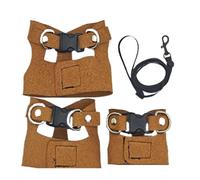 Bärter Dragon Câble et kit de corde de traction, ceinture de reptile et laisse - Corde de traction confortable pour lézard - Confortable à porter avec les sangles de reptiles et d'amphibiens pour