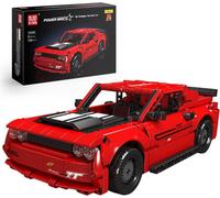 BAERTMY-15080 Technik Speed Champions Blocs De Construction De Voiture De Sport Fonction Pull Back Super Voiture De Sport Briques De Construction Sets Convient Aux Adolescents (738 Pièces)