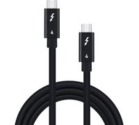 BAERTMY-1M Câble Thunderbolt 4 Type-C 100W (20V/5A) 40 Gbps (5 Go/S) Prise En Charge De La Vidéo Simple 8K@60Hz Et Double 4K@60Hz Pour Les Périphérique Usb4.0 Ou Usb-C/Mac/Imac/Laptop/Pc/Smartphone