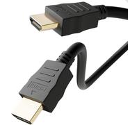 BAERTMY-51824 Câble Hdmi À Haute Vitesse Avec Ethernet : 4K, Ultra-Hd, Full Hd, 3D, Connecteur Doré, Noir 10,0 M