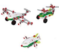 BAERTMY-8790 Bosch 3 In 1 Set De Construction Aircraft Teampour Construire Différents Engins Aériens Avec Des Fiches De Construction Pour 3 Modèles Différents.Jouet Pour Enfants À Partir De 3 Ans