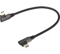 BAERTMY-90 Degrés Usb 3.1 Type C Câble Angle Droit Et Gauche 3.1 Usb Type C Mâle Câble 4K@60Hz Prend Charge,Données,Audio,Vidéo Câble Pour Ordinateur Portable,Tablette,Téléphone(0,3M/1Pied)