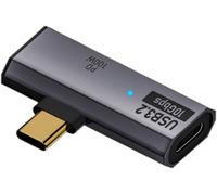 BAERTMY-Adaptateur 10Gbps Usb-C Type-C 1 À 2 Usb-C Femelle Otg Et Adaptateur D'Alimentation Pd 100W Pour Ordinateur Portable, Tablette Et Téléphone