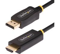 BAERTMY-Câble Adaptateur Displayport Vers Hdmi De 2M, 4K 60Hz Avec Hdr, Dp Vers Hdmi 2.0B, Convertisseur Vidéo Actif