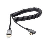 BAERTMY-Câble De Rallonge Uhd 4K Micro Hdmi Mâle Vers Hdmi Mâle 18Gbps High Speed 2.0 Supportant 4K@60Hz,1080P,Arc,3D, Extensible Jusqu'À 1M/3.3Ft