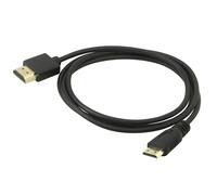 BAERTMY-Câble Hdmi 2.0 Haute Vitesse 4K Ultra Hd 1 M (Norme La Plus Récente) Compatible Ethernet, 3D, Retour Audio¿Hdmi Male To Mini Hdmi Male¿