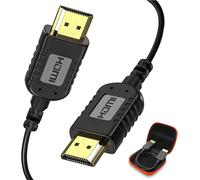BAERTMY-Câble Hdmi Ultra Mince Super Flexible 0.8M, Extrathin Extrêmement Slim Cordon Hdmi, Haute Vitesse Supporte 4K@60Hz, 2K, 1080P, 3D, Ethernet, Arc, Hdr Pour Switch,Ps4,Xbox,Hdtv,Pc,Laptop