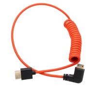BAERTMY-Câble Mini Hdmi Vers Hdmi 4K 8K 60P Pour Appareil Photo Atomos Ninja V Inferno Smallhd Moniteur Canon Sony Hdr-Xr50 Z5 Z6Ii Z7Ii D750 Coudé À Gauche 50 Cm