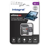 BAERTMY-Carte Mémoire 32Go Microsdhc Ultimapro Haute Vitesse Jusqu'À 100Mb/S Classe 10, V30, Uhs1, U3, Homologuée A1, + Adaptateur Sd