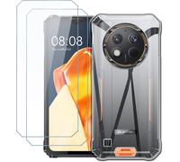Baertmy-Coque Pour Oukitel Wp28/ Wp28e / Wp28s(6.52"") Transparent Housse + 2 X Verre Trempé Protection Écran, Souple Silicone Étui Protection Bumper Tpu Téléphone Case Cover