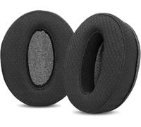 BAERTMY-Coussinets De Rechange Compatibles Avec Casque Jvc Ha-S87Bn Ha-S88Bn Ha-S90Bn Ha-S78Bn (Coussinets En Tissu Noir)
