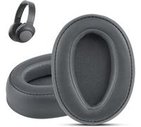 BAERTMY-Coussinets D'Oreille Pour Sony Wh-H900N, Compatibles Avec Les Écouteurs Sony Mdr-100Abn, Coussinets De Rechange En Cuir Protéiné À Mémoire De Forme Souple,(Gris)