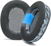 BAERTMY-Freeze Inzone - Oreillettes De Remplacement En Gel De Refroidissement Pour Casque Sony Inzone H9 & H7 Par Wicked Cushions - Améliore Le Confort, La Durabilité Et L'Épaisseur Geo Grey