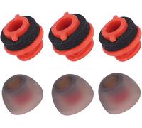 BAERTMY-Lot De 3 Coussinets De Rechange Pour Casque Bluetooth Plantronics Voyager 5200 Série 5200 Ultra Confortables En Silicone Pour Bouchons D'Oreille Poly Voyager 5210 5220 Noir (Taille Mixte)