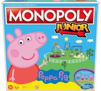 Baertmy-Monopoly Junior: Peppa Pig Edition Board Game For 2-4 Players, Indoor Game For Kids Ages 5 And Up