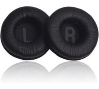 BAERTMY-Tune 600 Btnc 500Bt T450 Lot De 2 Coussinets De Rechange En Cuir Protéiné Et Mousse À Mémoire De Forme Pour Casque Sans Fil Tune T450Bt 500 Jr300 Noir