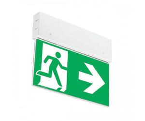 BAES Évacuation Drapeau Blanc - double face - BLOC.TECH BLOC.TECH