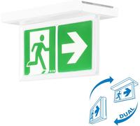 BAES évacuation SATI - 45lm/1h - IP43 IK07 - Pose mur/plafond - Visibilité+ - LUMINOX - 16125