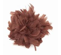 Baesics Broche à plume - Épingle à cheveux Fluffy pour femmes avec plume d'autruche - Accessoire de chapeau de style vintage - Épingle à cheveux pour mariage, fête, carnaval - Fascinateur pour blazer