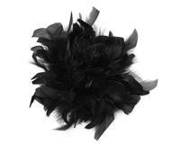 Baesics Broche à plume - Épingle à cheveux Fluffy pour femmes avec plume d'autruche - Accessoire de chapeau de style vintage - Épingle à cheveux pour mariage, fête, carnaval, pour blazer, robe, veste
