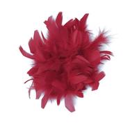 Baesics Broche à plume - Épingle à cheveux Fluffy pour femmes avec plume d'autruche - Accessoire de chapeau vintage - Épingle à cheveux pour mariage, fête, carnaval - Design bohème fleuri pour blazer