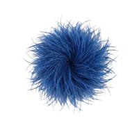 Baesics Broche à plume - Épingle à cheveux Fluffy pour femmes avec plume d'autruche - Accessoire de chapeau de style vintage - Épingle à cheveux pour mariage, fête, carnaval, vêtement bohème - Design