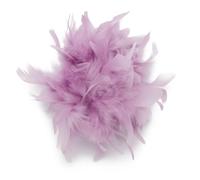 Baesics Broche à plume - Épingle à cheveux Fluffy pour femmes avec plume d'autruche - Accessoire de chapeau de style vintage - Épingle à cheveux pour mariage, fête, carnaval - Fascinateur pour blazer
