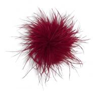 Baesics Broche à plume - Épingle à cheveux Fluffy pour femmes avec plume d'autruche - Accessoire de chapeau de style vintage - Épingle à cheveux pour mariage, fête, carnaval - Fascinateur pour blazer