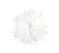 Baesics Broche à plume - Épingle à cheveux Fluffy pour femmes avec plume d'autruche - Accessoire de chapeau vintage - Épingle à cheveux pour mariage, fête, carnaval - Design bohème fleuri pour blazer
